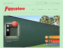 Tablet Screenshot of fence4ever.com